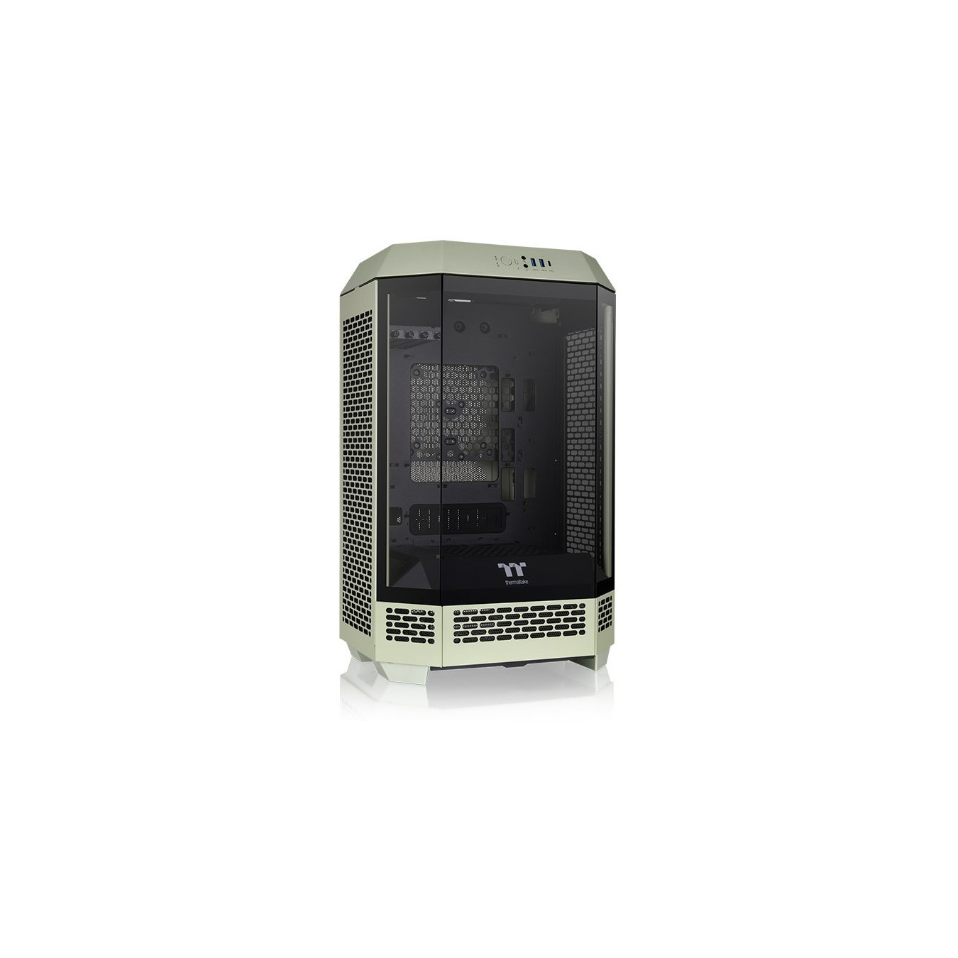 Thermaltake Tower 300 - Matcha Green Micro-ATX Tower Case, Bottom PSU, USB-C, 400mm GPU, 210mm CPU Cooler