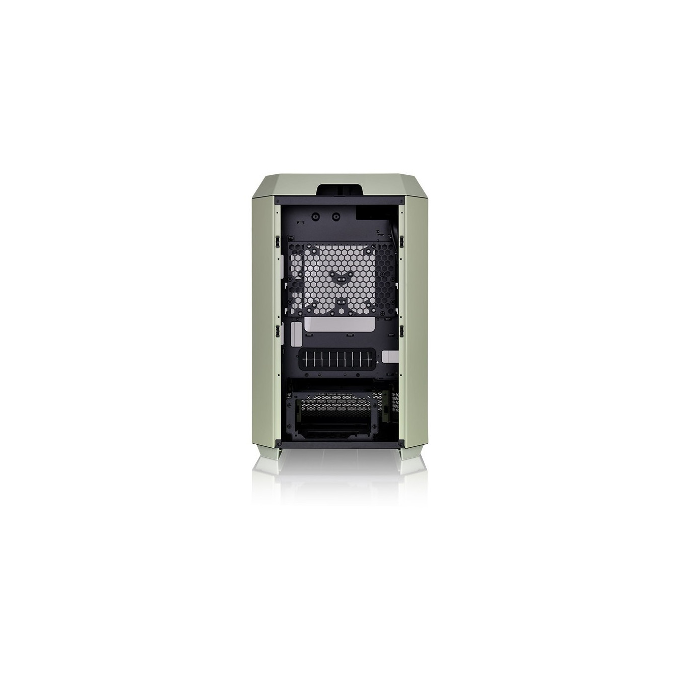 Thermaltake Tower 300 - Matcha Green Micro-ATX Tower Case, Bottom PSU, USB-C, 400mm GPU, 210mm CPU Cooler