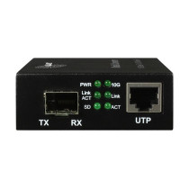 Z ALLNET Medienkonverter 10GBASE-T auf 10GBASE-SX LX Single- Multimode SFP+ Mini-GBIC Anschluss ALL-MC109-SFP+