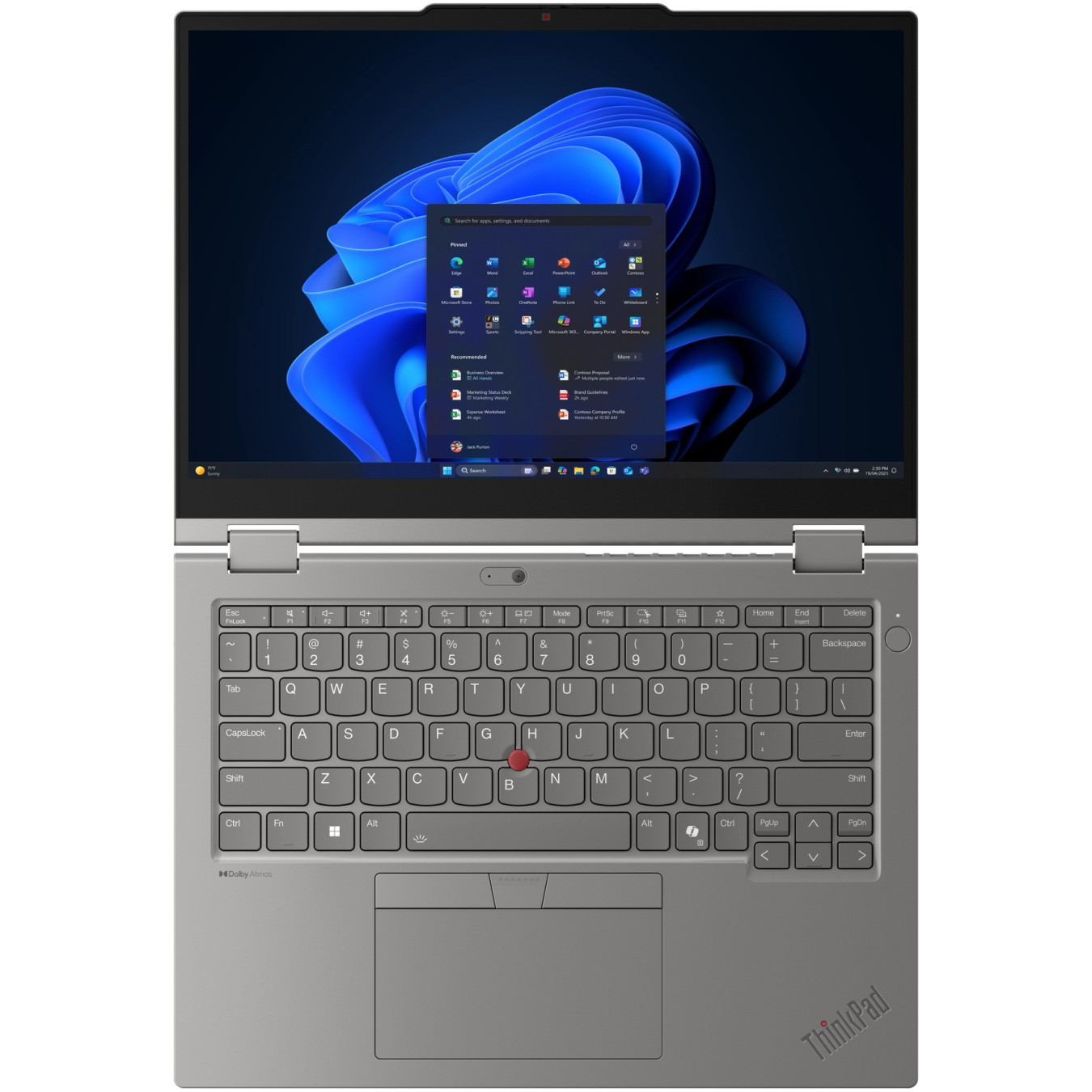 Lenovo ThinkPad L13 2-in-1 Gen 6 - 225U Ultra5 - Grey, 13.3in WUXGA Touch, 16GB LPDDR5x, 512GB SSD, 4G, Windows 11 Pro