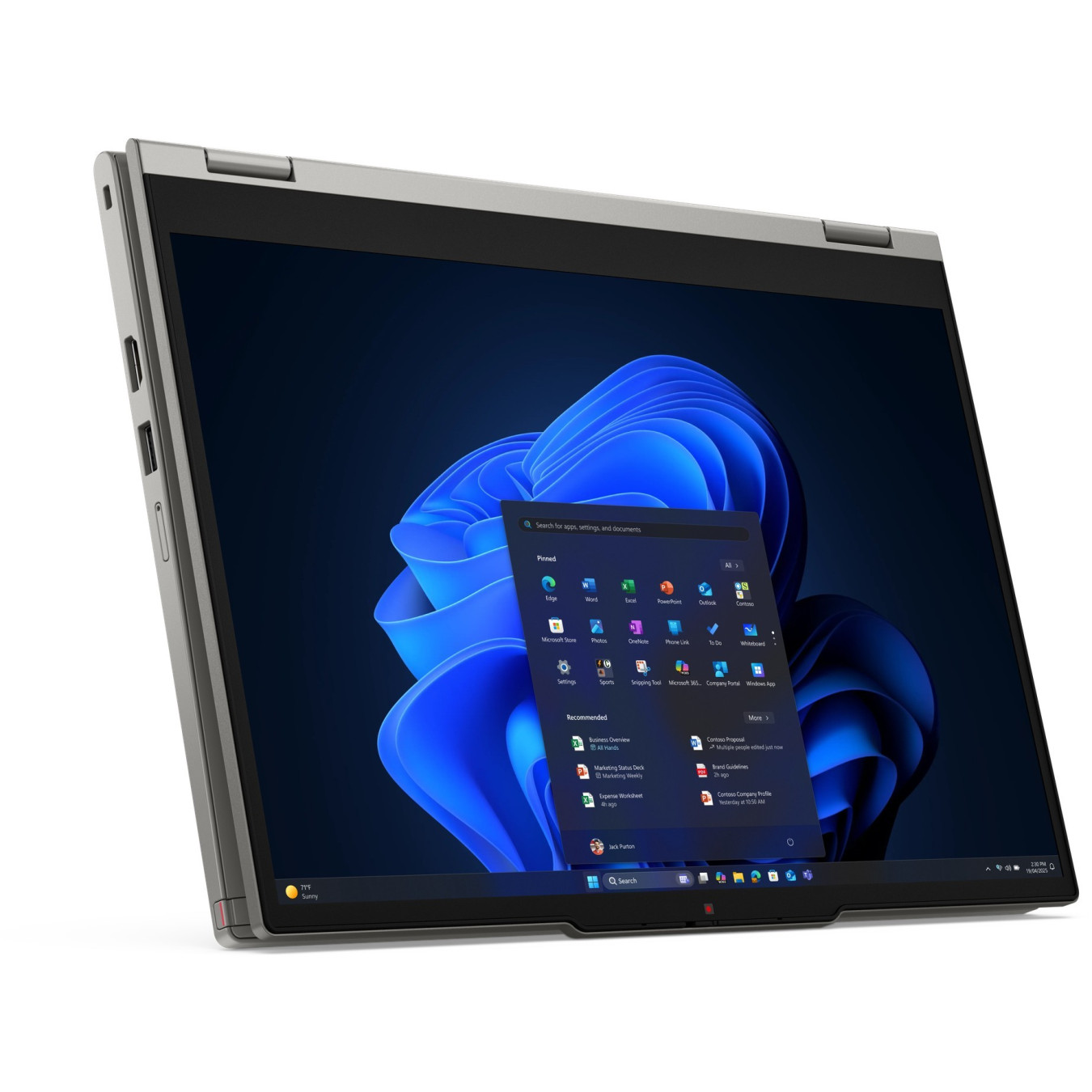 Lenovo ThinkPad L13 2-in-1 Gen 6 - 225U Ultra5 - Grey, 13.3in WUXGA Touch, 16GB LPDDR5x, 512GB SSD, 4G, Windows 11 Pro