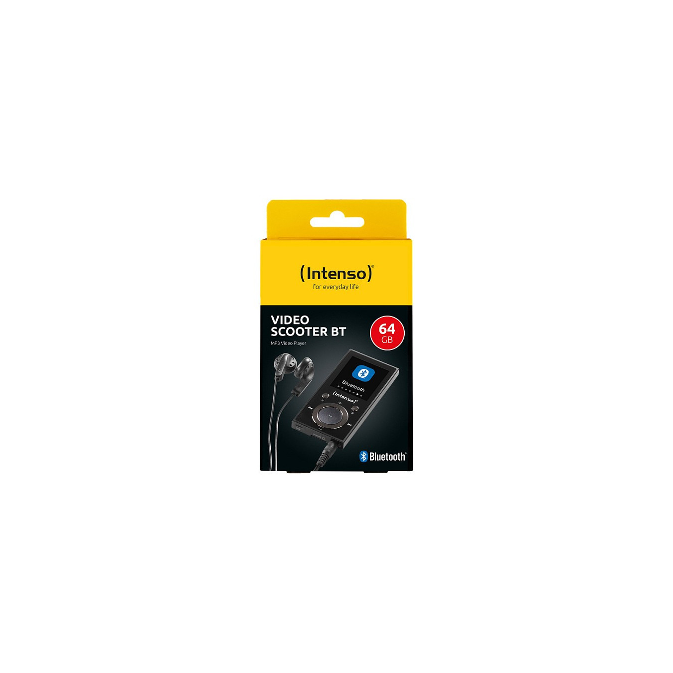 Intenso MP3 Videoplayer 1.8' Video Scooter BT 64GB Black — Buy in Cyprus with Fast Delivery