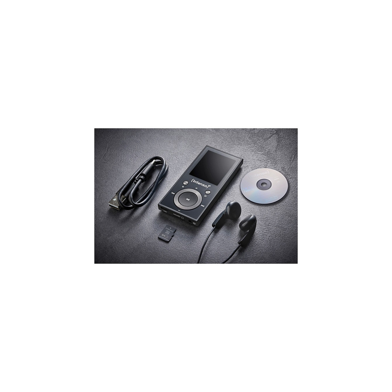 Intenso MP3 Videoplayer 1.8' Video Scooter BT 64GB Black — Buy in Cyprus with Fast Delivery