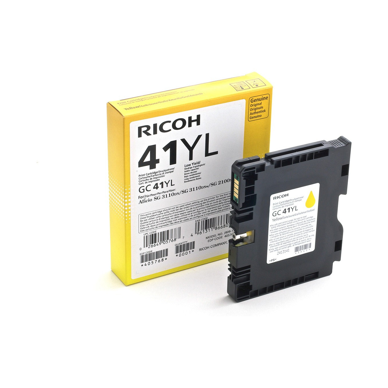 Ricoh Tinte 405768 gelb GC41YL — Buy in Cyprus with Fast Delivery