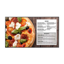 165.1cm 65' (3840x2160) AG Neovo QM-65 Digital Signage DisplayPort HDMI DVI VGA USB VESA 5ms Speaker 4K UHD Black