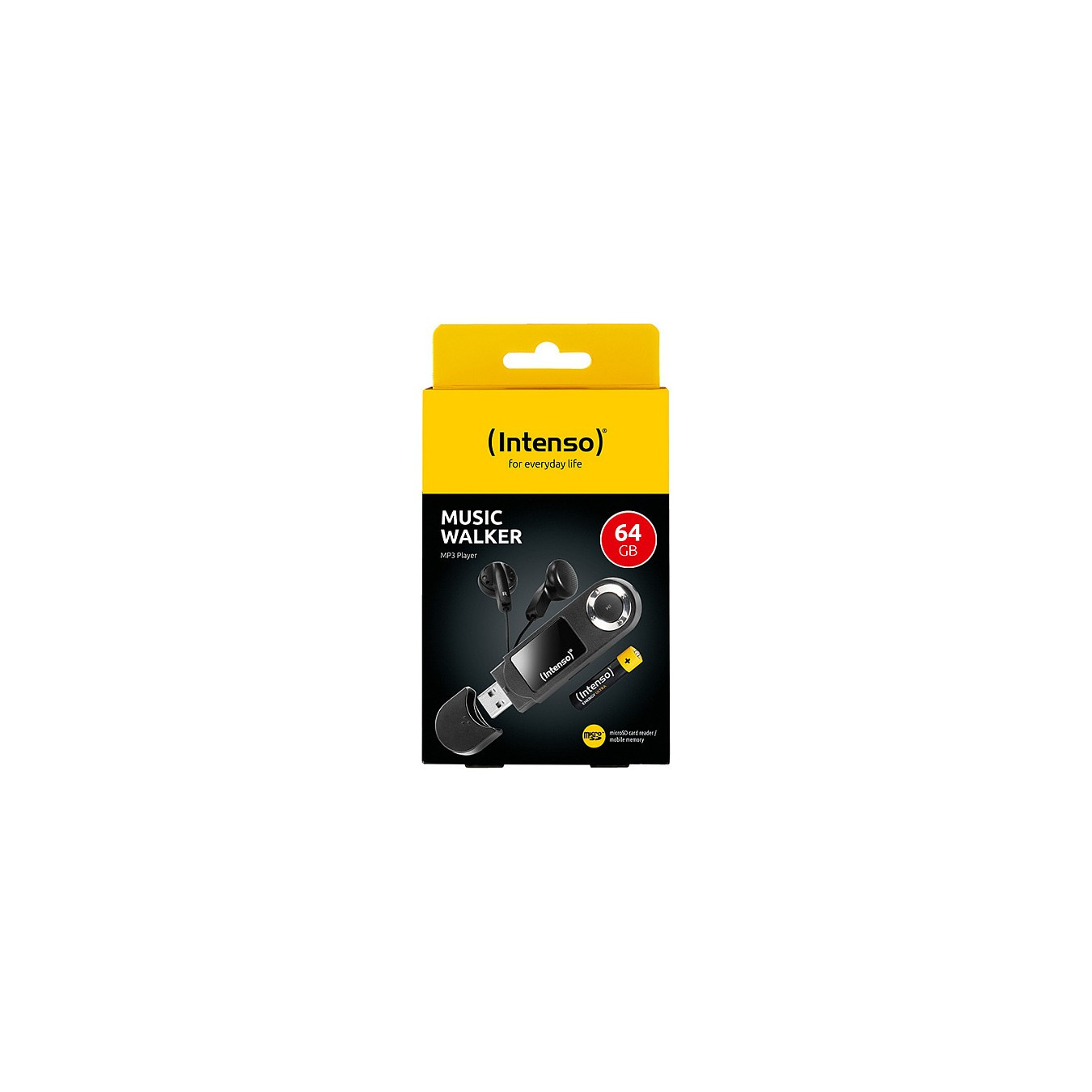 Intenso MP3 Player Music Walker 64GB Black — Buy in Cyprus with Fast Delivery