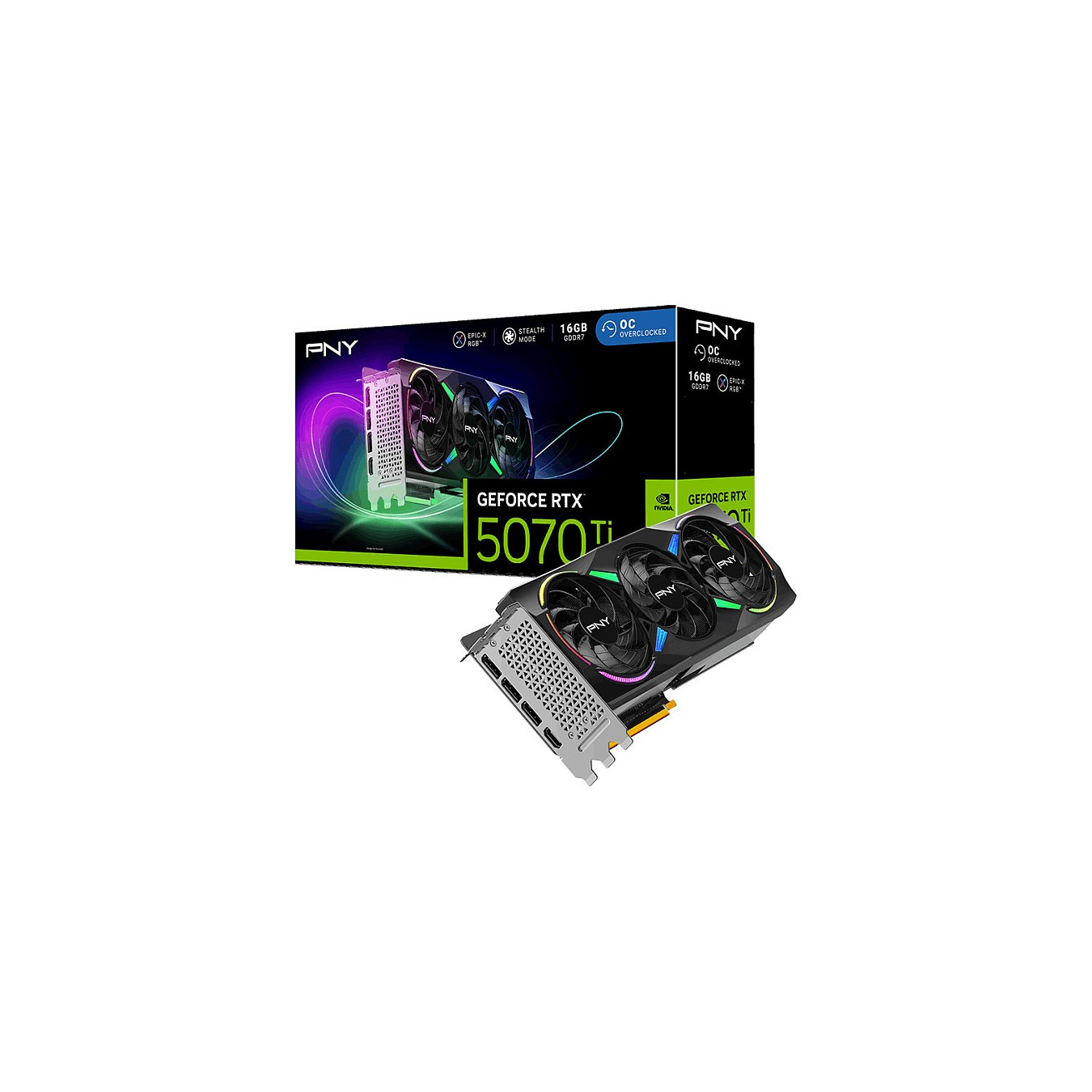 RTX 5070TI 16GB PNY Gaming Triple Fan ARGB — Buy in Cyprus with Fast Delivery