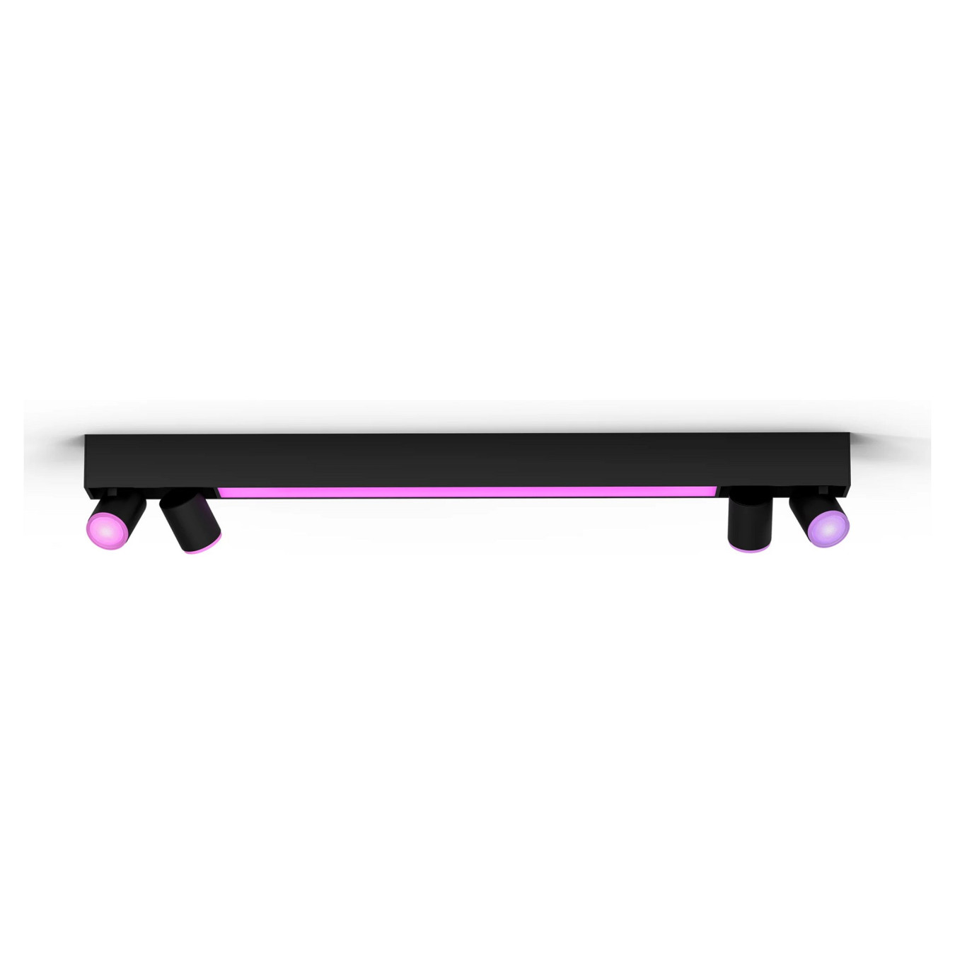 Philips Hue White&Col. Amb. Centris Spot 4flg schwarz V2 — Buy in Cyprus with Fast Delivery