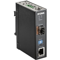 Buy D-Link DIS-M100G-SW - Industrial Gigabit SFP Media Converter, Black, -40–7... in Cyprus, Nicosia, Limassol, Larnaka, Pafos