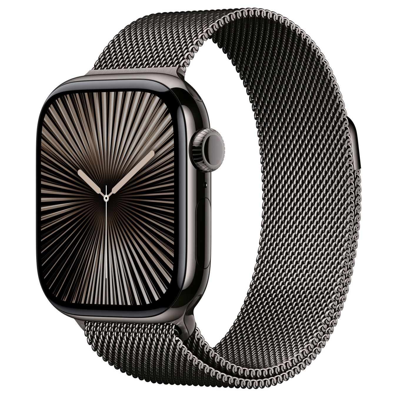 APPLE Watch Series 10 GPS + Cellular 42mm Slate Titanium Case with Slate Milanese Loop — Buy in Cyprus with Fast Delivery
