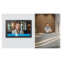 25.5cm 10.1' (1280x800) iiyama ProLite TW1023ASC-B3P 16:10 IPS 25ms 60Hz HDMI USB LAN PoE Webcam Mic Speaker Black