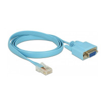 Delock Adapter RS-232 DB9 female to 1 x Serial RS-232 RJ45 male - Kabel seriell - DB-9 bis RJ-45 - 1 m