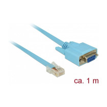 Delock Adapter RS-232 DB9 female to 1 x Serial RS-232 RJ45 male - Kabel seriell - DB-9 bis RJ-45 - 1 m