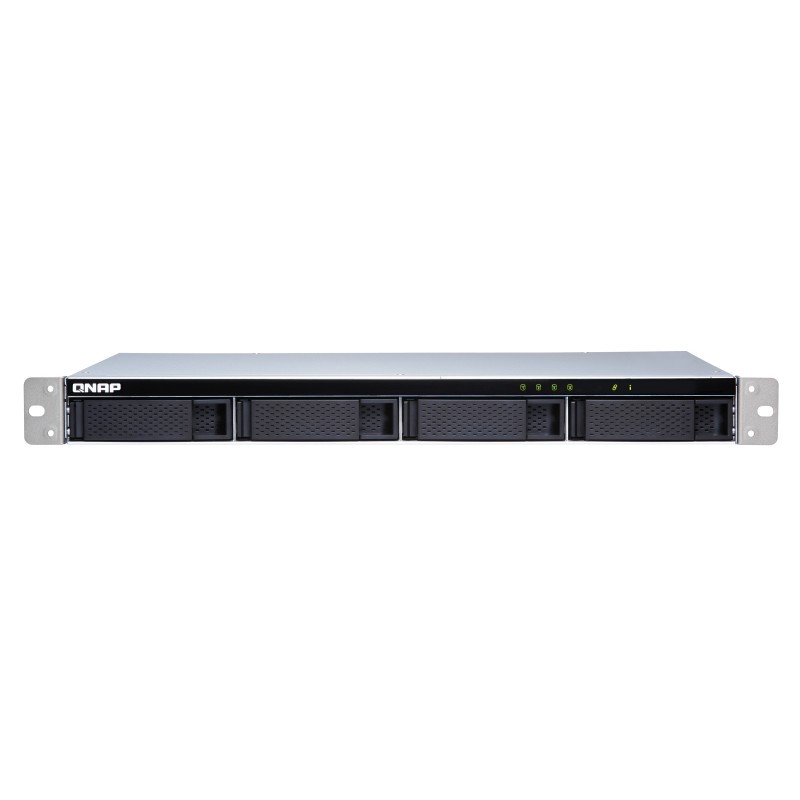 Buy QNAP TL-R400S 4-Bay Rackmount Expansion Enclosure - 1U, Black/Grey, Hot-swap... in Cyprus, Nicosia, Limassol, Larnaka, Pafos