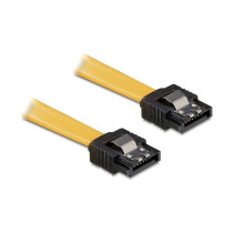 SATA-Kabel SATA - to SATA St St 0.50m gelb Clips — Buy in Cyprus with Fast Delivery