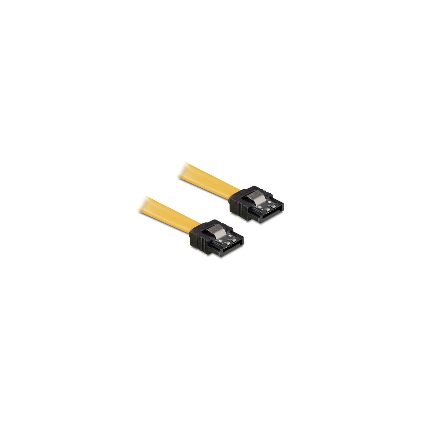 SATA-Kabel SATA - to SATA St St 0.50m gelb Clips — Buy in Cyprus with Fast Delivery