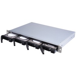 Buy QNAP TL-R400S 4-Bay Rackmount Expansion Enclosure - 1U, Black/Grey, Hot-swap... in Cyprus, Nicosia, Limassol, Larnaka, Pafos