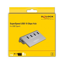 DELOCK USB 3.2 Gen 2 Hub mit 4 USB Typ-A Ports — Buy in Cyprus with Fast Delivery