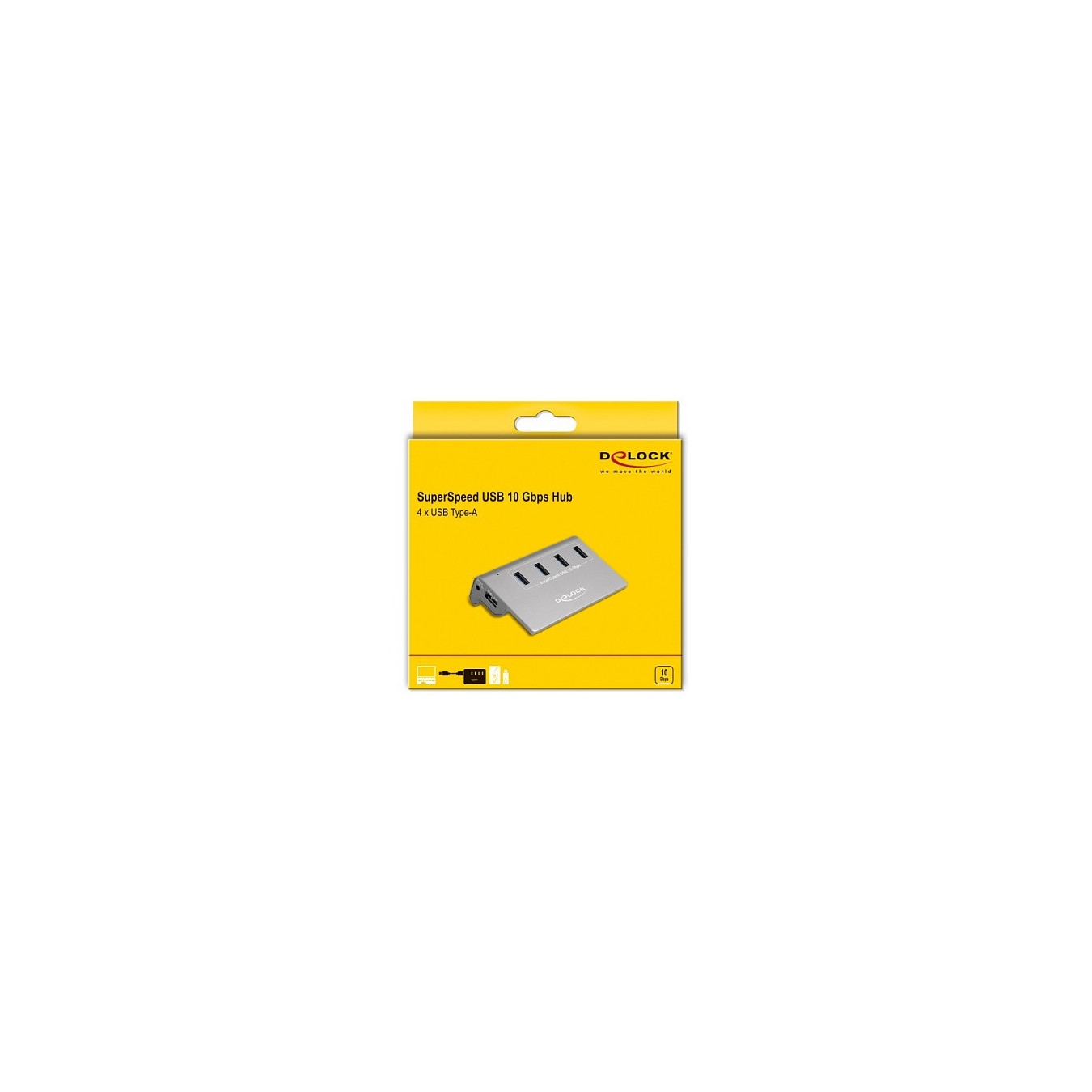 DELOCK USB 3.2 Gen 2 Hub mit 4 USB Typ-A Ports — Buy in Cyprus with Fast Delivery