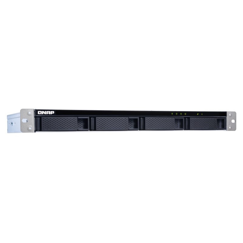 Buy QNAP TL-R400S 4-Bay Rackmount Expansion Enclosure - 1U, Black/Grey, Hot-swap... in Cyprus, Nicosia, Limassol, Larnaka, Pafos