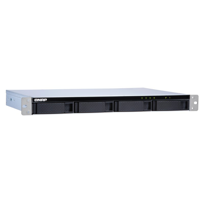 Buy QNAP TL-R400S 4-Bay Rackmount Expansion Enclosure - 1U, Black/Grey, Hot-swap... in Cyprus, Nicosia, Limassol, Larnaka, Pafos