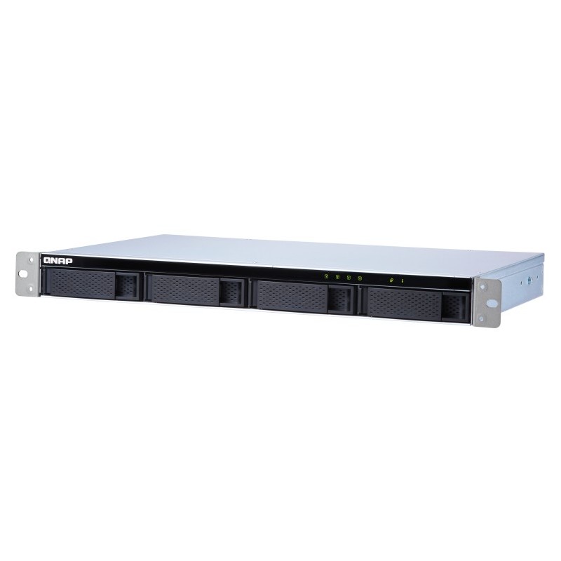 Buy QNAP TL-R400S 4-Bay Rackmount Expansion Enclosure - 1U, Black/Grey, Hot-swap... in Cyprus, Nicosia, Limassol, Larnaka, Pafos