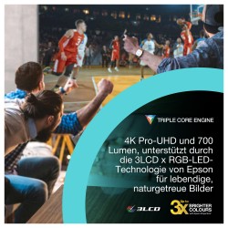 (1920x1080) Epson Pop EF-62B 3LCD-Laserprojektor 16:09 700-Lumen Black — Buy in Cyprus with Fast Delivery