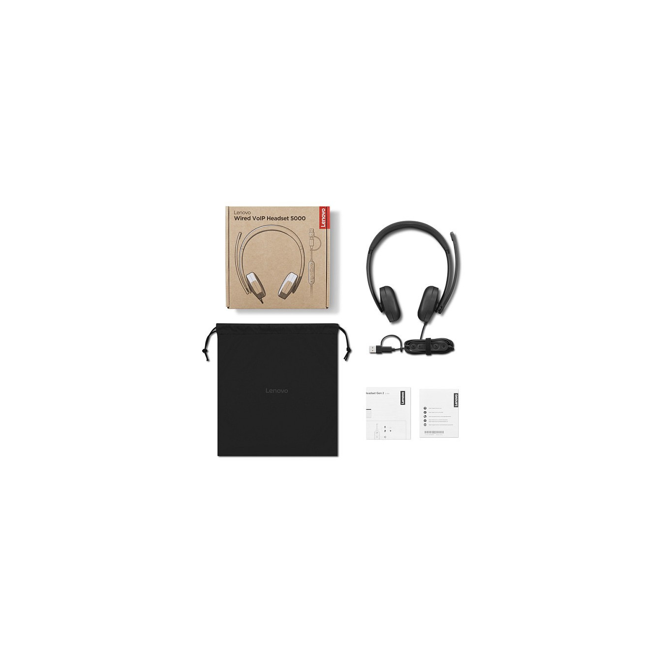 LENOVO Wired VoIP Headset 5000 Teams — Buy in Cyprus with Fast Delivery