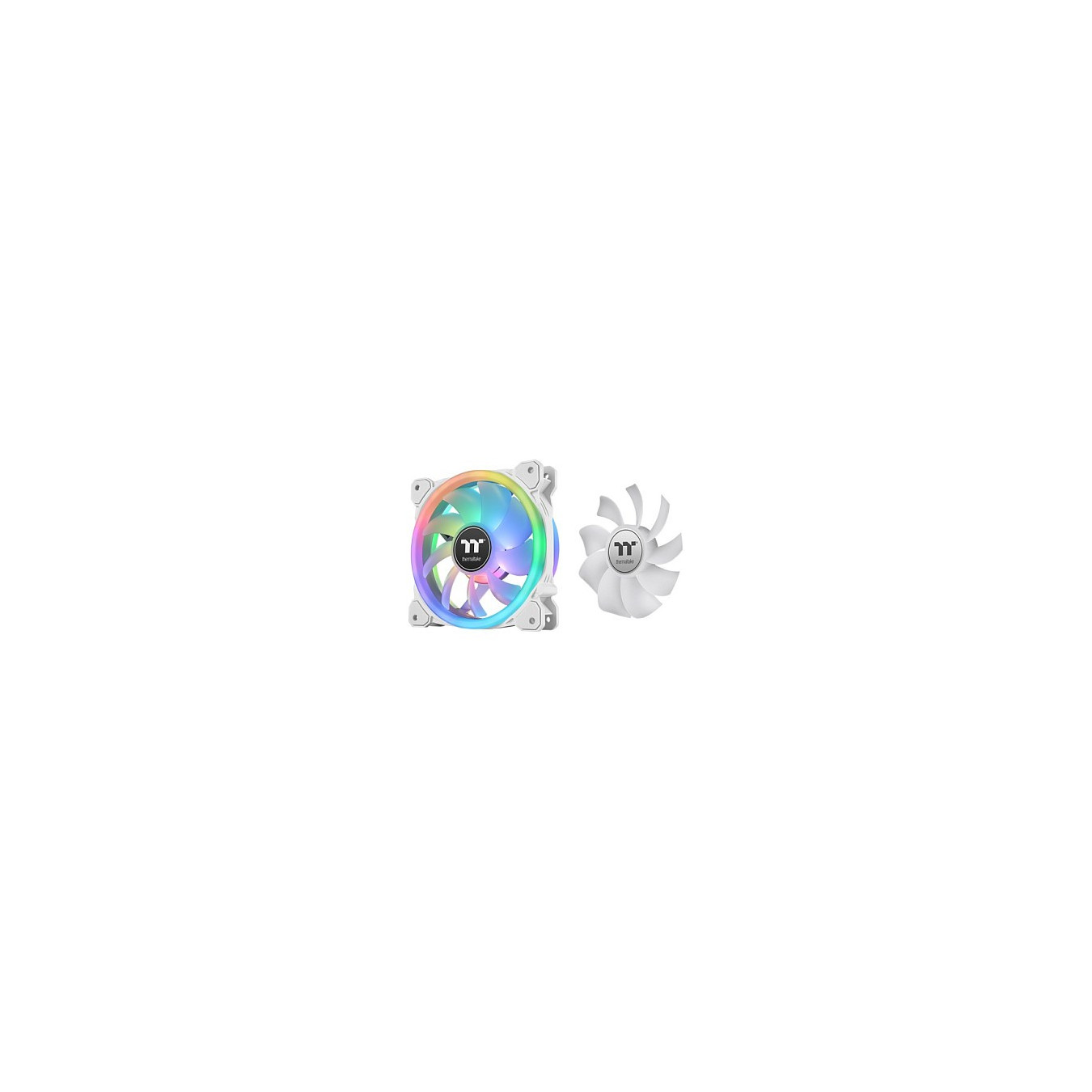140mm Thermaltake SWAFAN 14 RGB Radiator Fan TT Premium Edition White 3 Pack — Buy in Cyprus with Fast Delivery