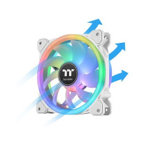 140mm Thermaltake SWAFAN 14 RGB Radiator Fan TT Premium Edition White 3 Pack — Buy in Cyprus with Fast Delivery