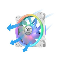 140mm Thermaltake SWAFAN 14 RGB Radiator Fan TT Premium Edition White 3 Pack — Buy in Cyprus with Fast Delivery