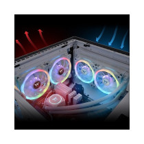 140mm Thermaltake SWAFAN 14 RGB Radiator Fan TT Premium Edition White 3 Pack — Buy in Cyprus with Fast Delivery