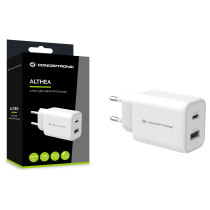 CONCEPTRONIC Ladegerät 2Port USB-C -A 33WPD3.0 PPS ws — Buy in Cyprus with Fast Delivery