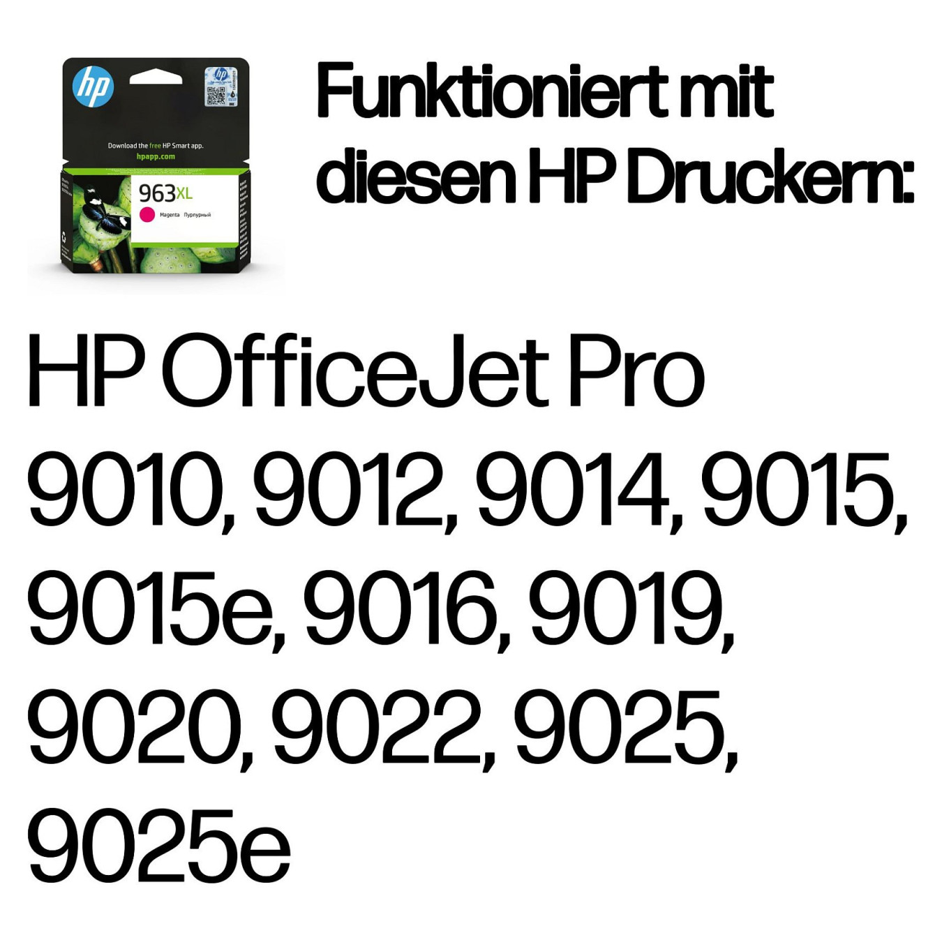 HP 963XL purpurowy Instant Ink — Buy in Cyprus with Fast Delivery