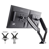 IIYAMA Tischklemme Duo 100x100 -5kg 10-27'' schwarz hv Gasfeder — Buy in Cyprus with Fast Delivery