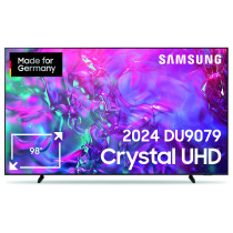 247.7cm 98' (3840x2160) Samsung GU98DU9079UXZG 16:9 Crystal UHD 100Hz HDMI USB WLAN Bluetooth HDR10+ Speaker Black
