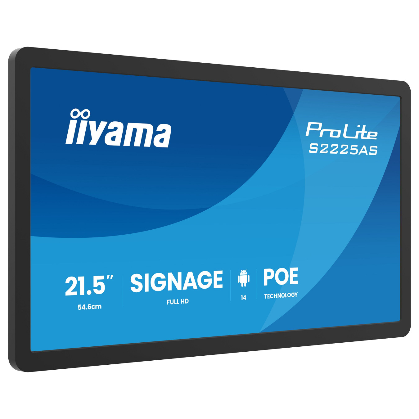 iiyama 54.6m (21.5') S2225AS-B1P 16:9 USB-C IPS — Buy in Cyprus with Fast Delivery