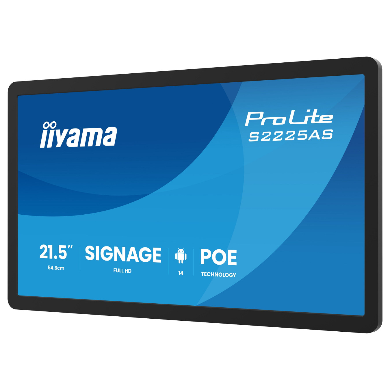iiyama 54.6m (21.5') S2225AS-B1P 16:9 USB-C IPS — Buy in Cyprus with Fast Delivery