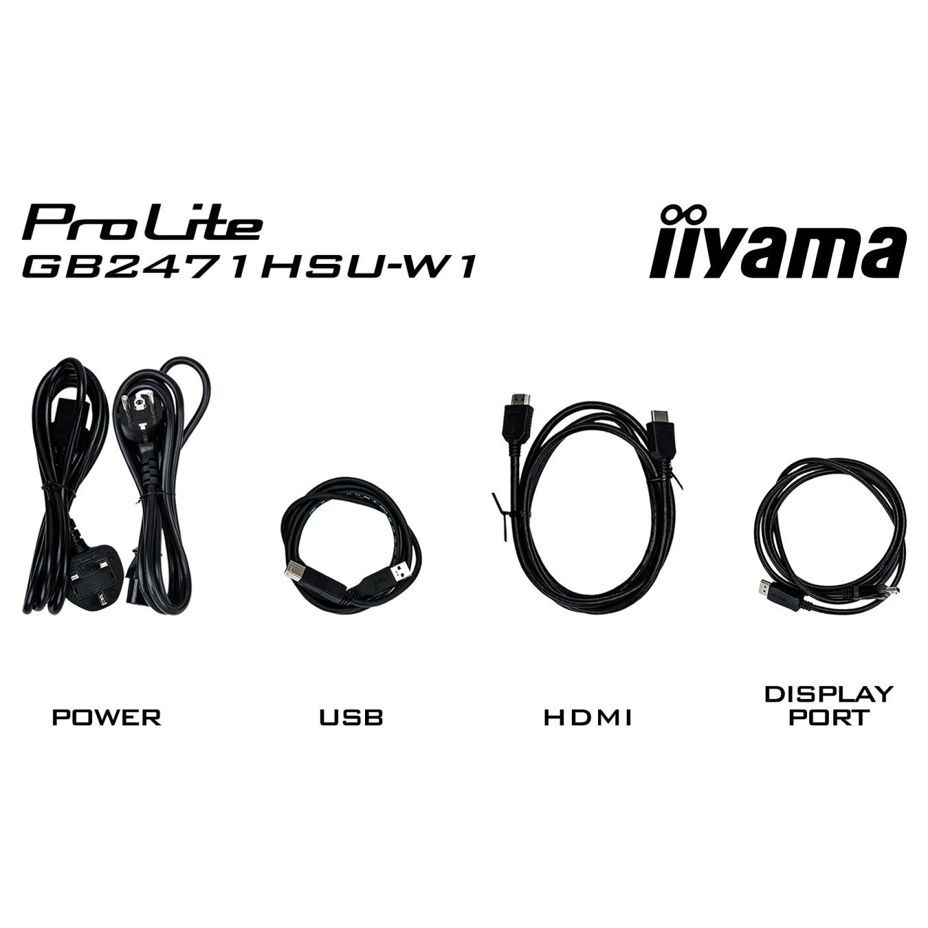 iiyama G-MASTER Red EagleTM GB2471HSU-W1 Gaming-Monitor 60.5 cm (24') weiß — Buy in Cyprus with Fast Delivery