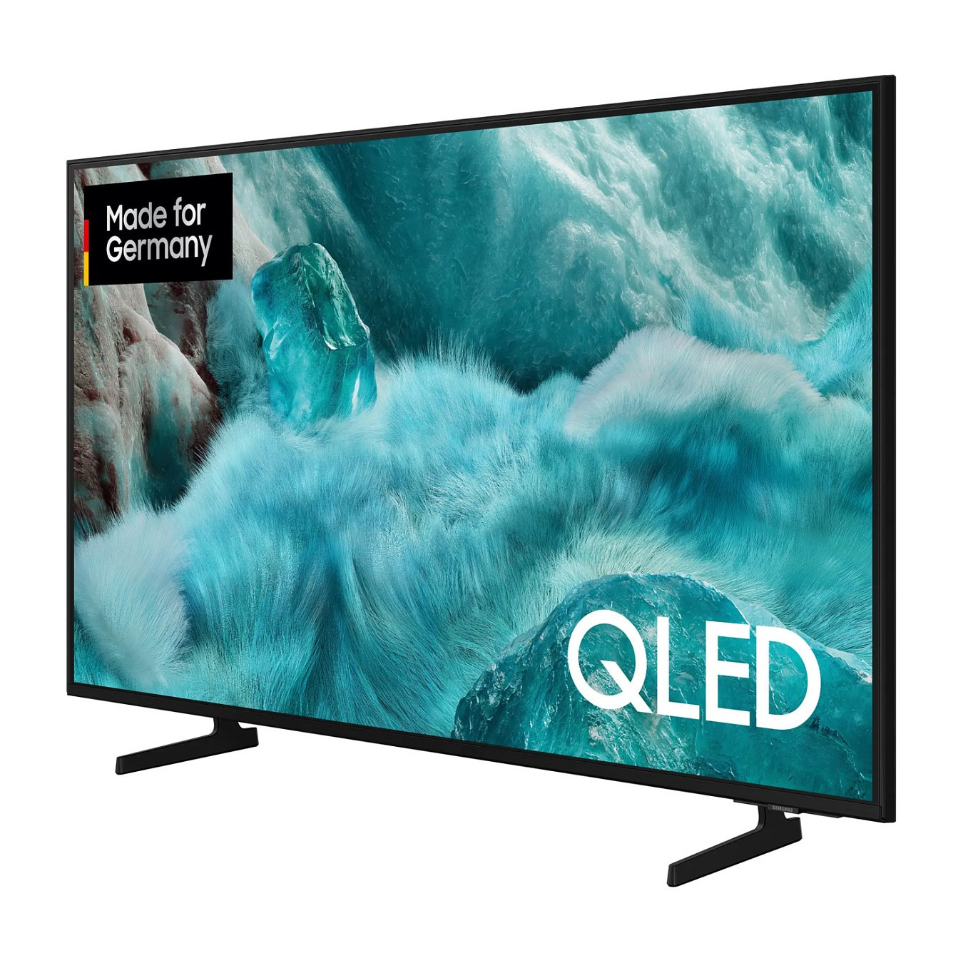 125cm 50' (3840x2160) Samsung GQ50Q7F2AUXZG 16:9 QLED 50Hz 3x HDMI USB WLAN Triple-Tuner Smart TV HDR10+ Black