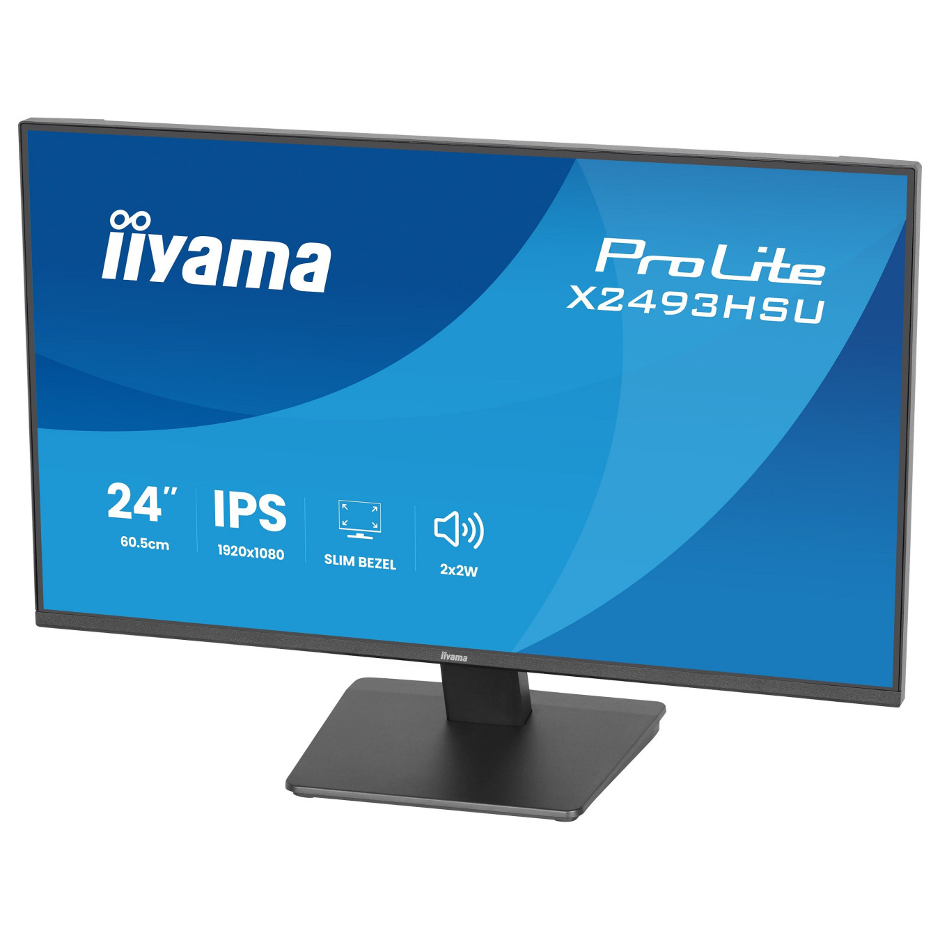 iiyama ProLite X2493HSU-B1 Monitor 60.5 cm (24') mattschwarz — Buy in Cyprus with Fast Delivery