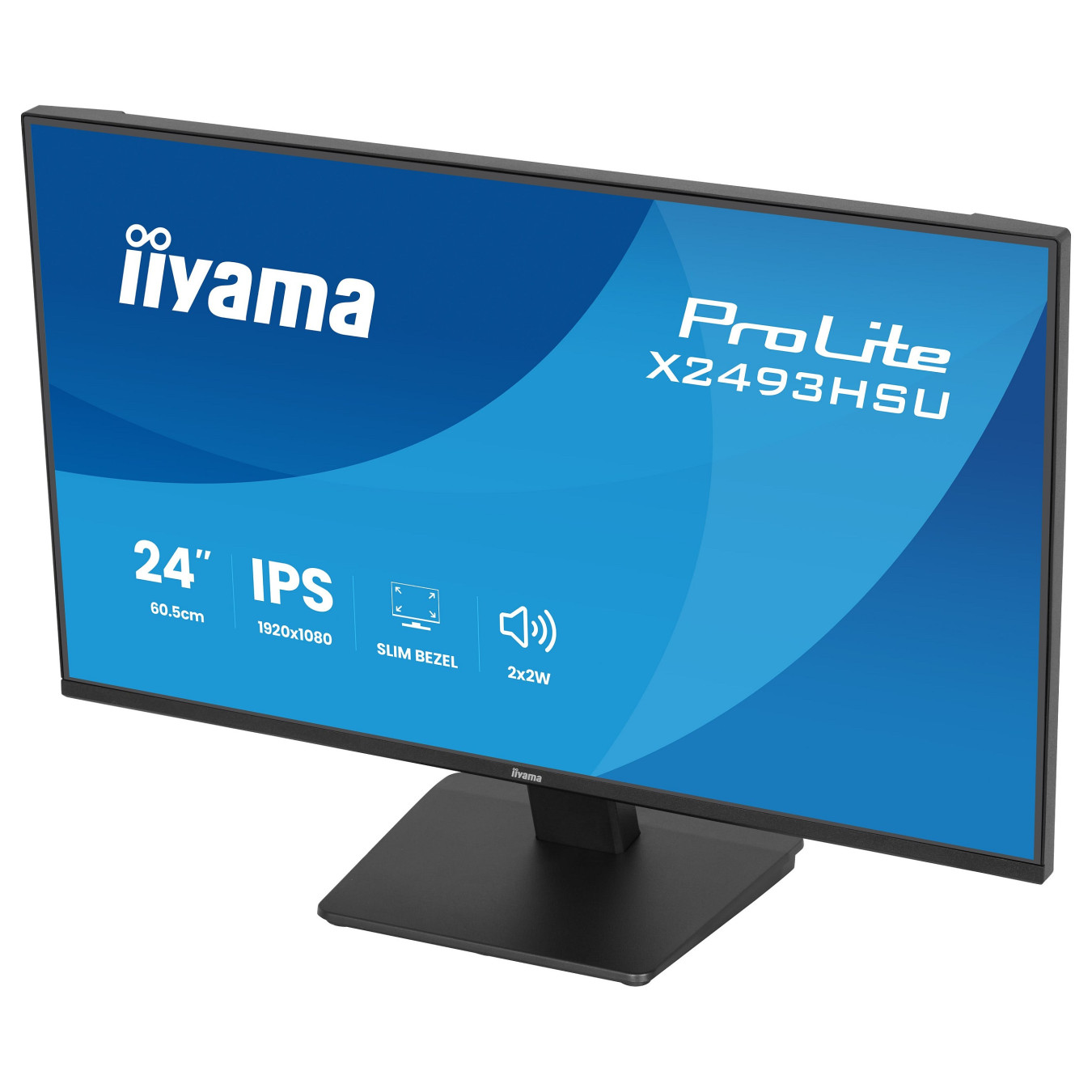 iiyama ProLite X2493HSU-B1 Monitor 60.5 cm (24') mattschwarz — Buy in Cyprus with Fast Delivery