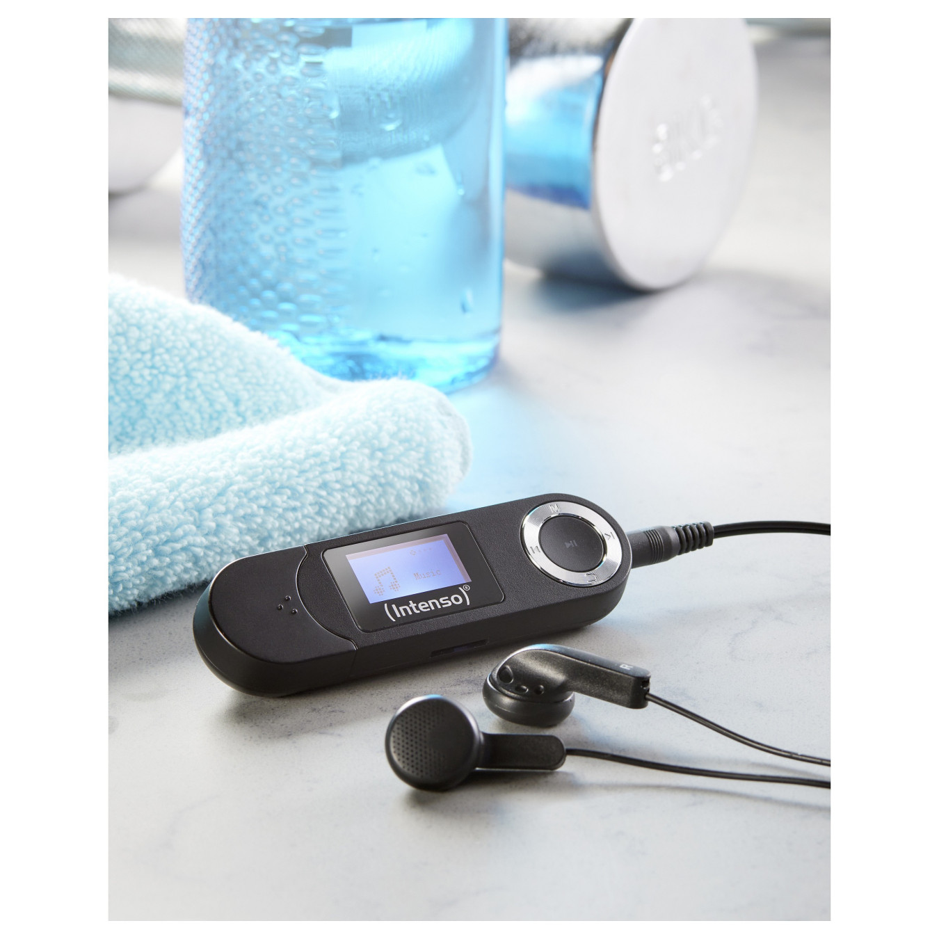 Intenso MP3 Player Music Walker 16GB Black retail — Buy in Cyprus with Fast Delivery