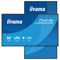 iiyama 217.4cm(85.6') LH8664UHS-B3AG 16:9 2xHDMI+USB-C (Speditionsversand) — Buy in Cyprus with Fast Delivery