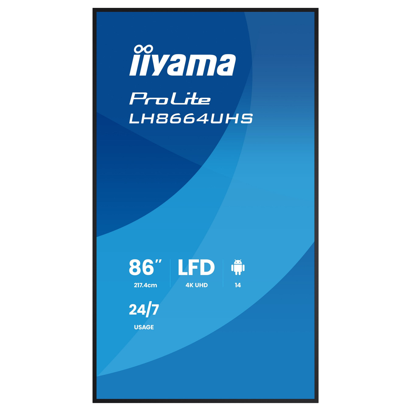 iiyama 217.4cm(85.6') LH8664UHS-B3AG 16:9 2xHDMI+USB-C (Speditionsversand) — Buy in Cyprus with Fast Delivery