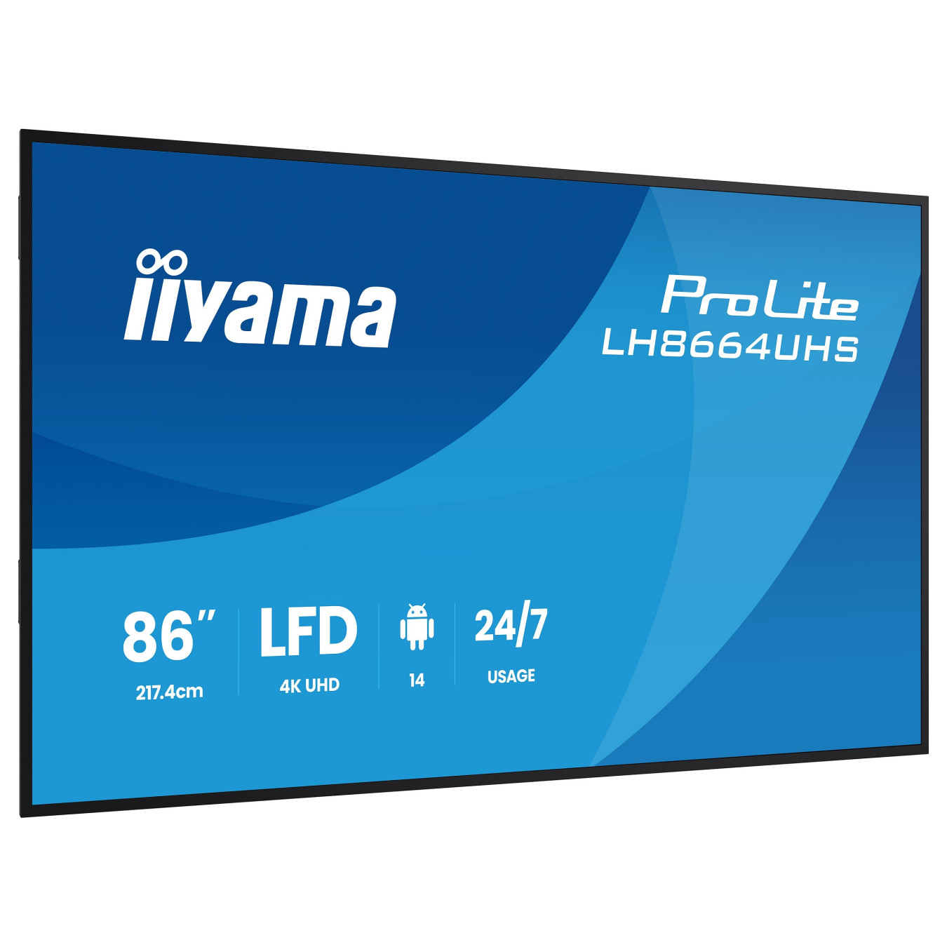 iiyama 217.4cm(85.6') LH8664UHS-B3AG 16:9 2xHDMI+USB-C (Speditionsversand) — Buy in Cyprus with Fast Delivery