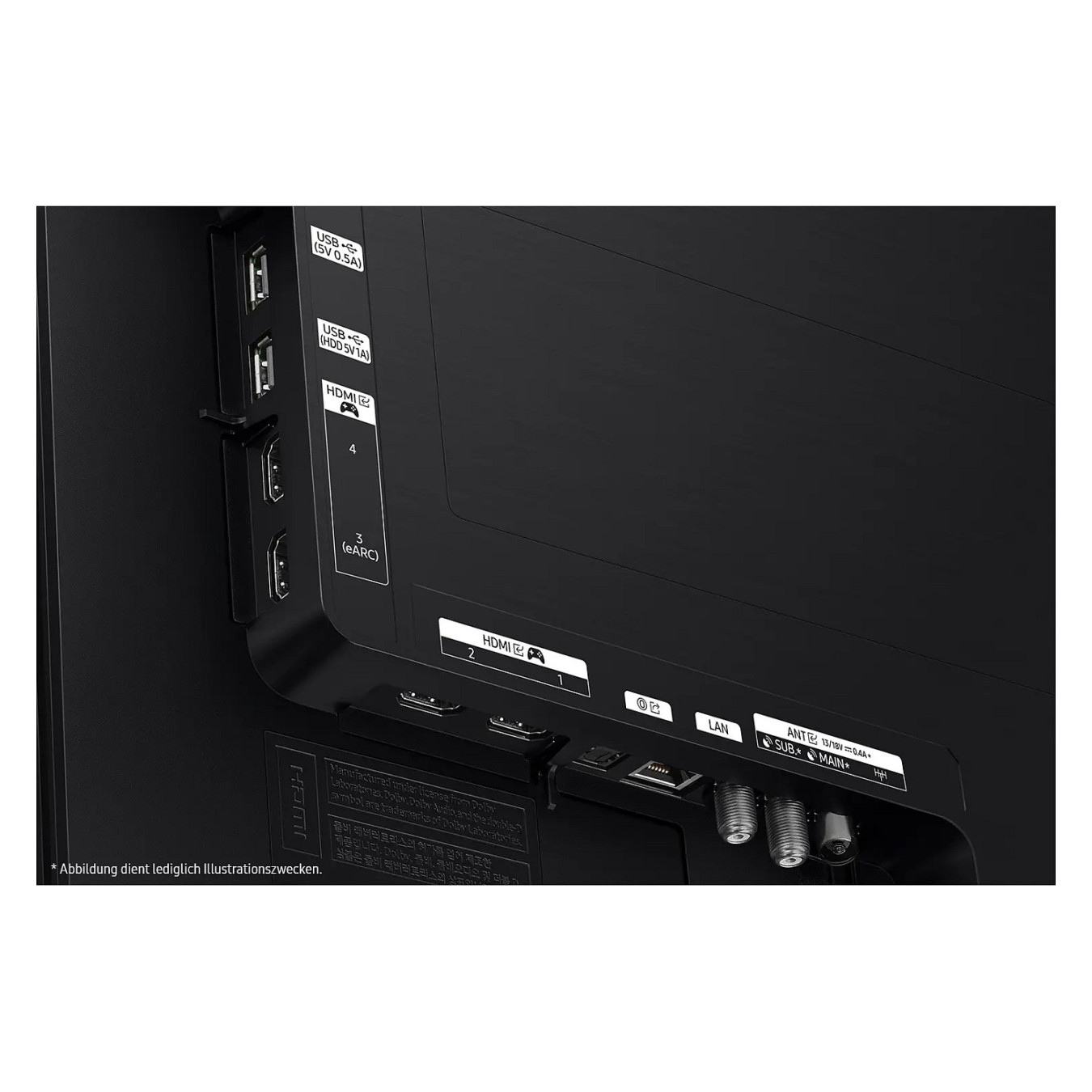 138cm 55' (3840x2160) Samsung GQ55S90FAE 16:9 OLED 144Hz 4x HDMI 2.1 2x USB LAN WLAN Twin-Tuner Dolby Atmos HDR10+ Ti...