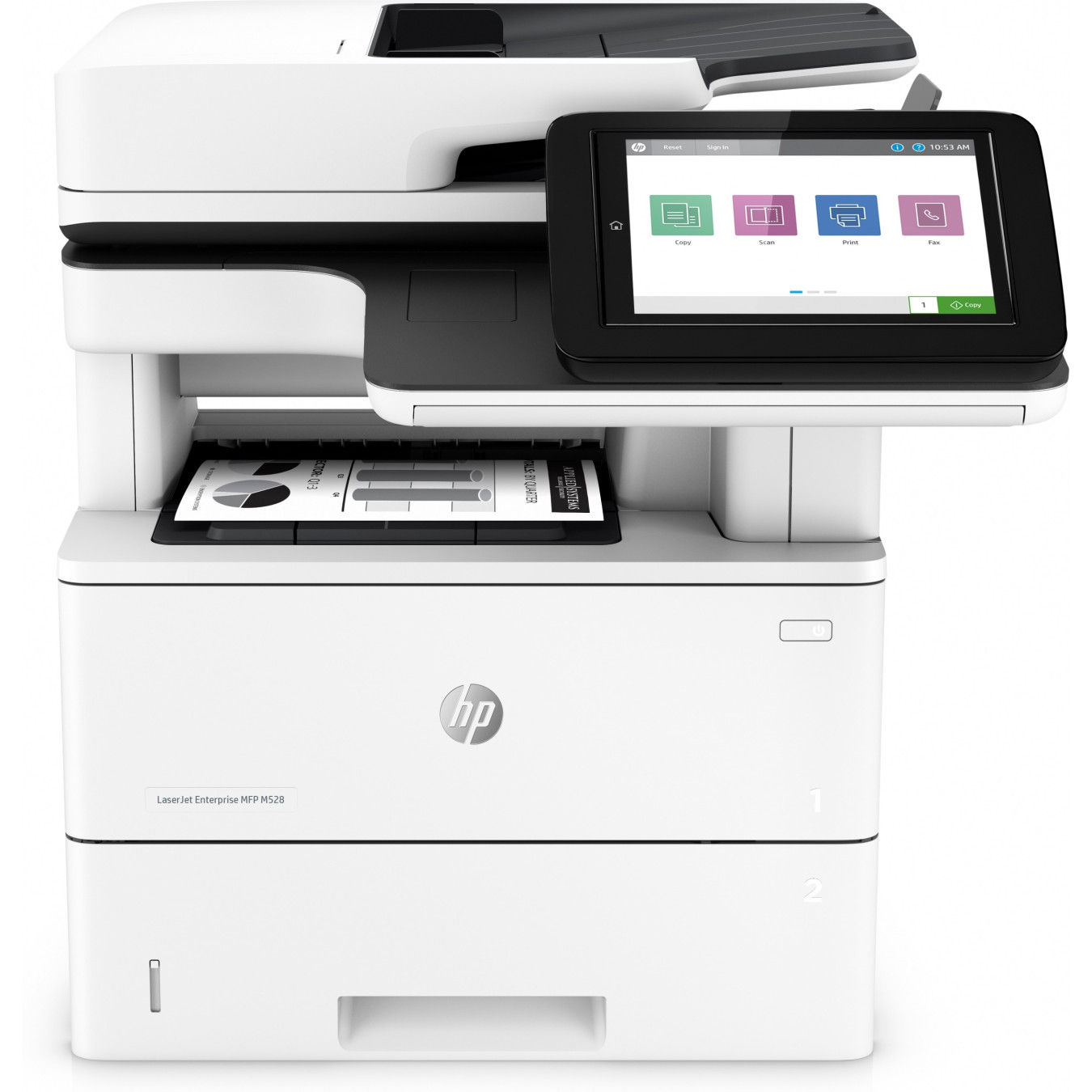HP LaserJet Enterprise MFP - M528dn - Mono Laser Multifunction, LAN, ADF, Duplex, Black — Buy in Cyprus with Fast Delivery