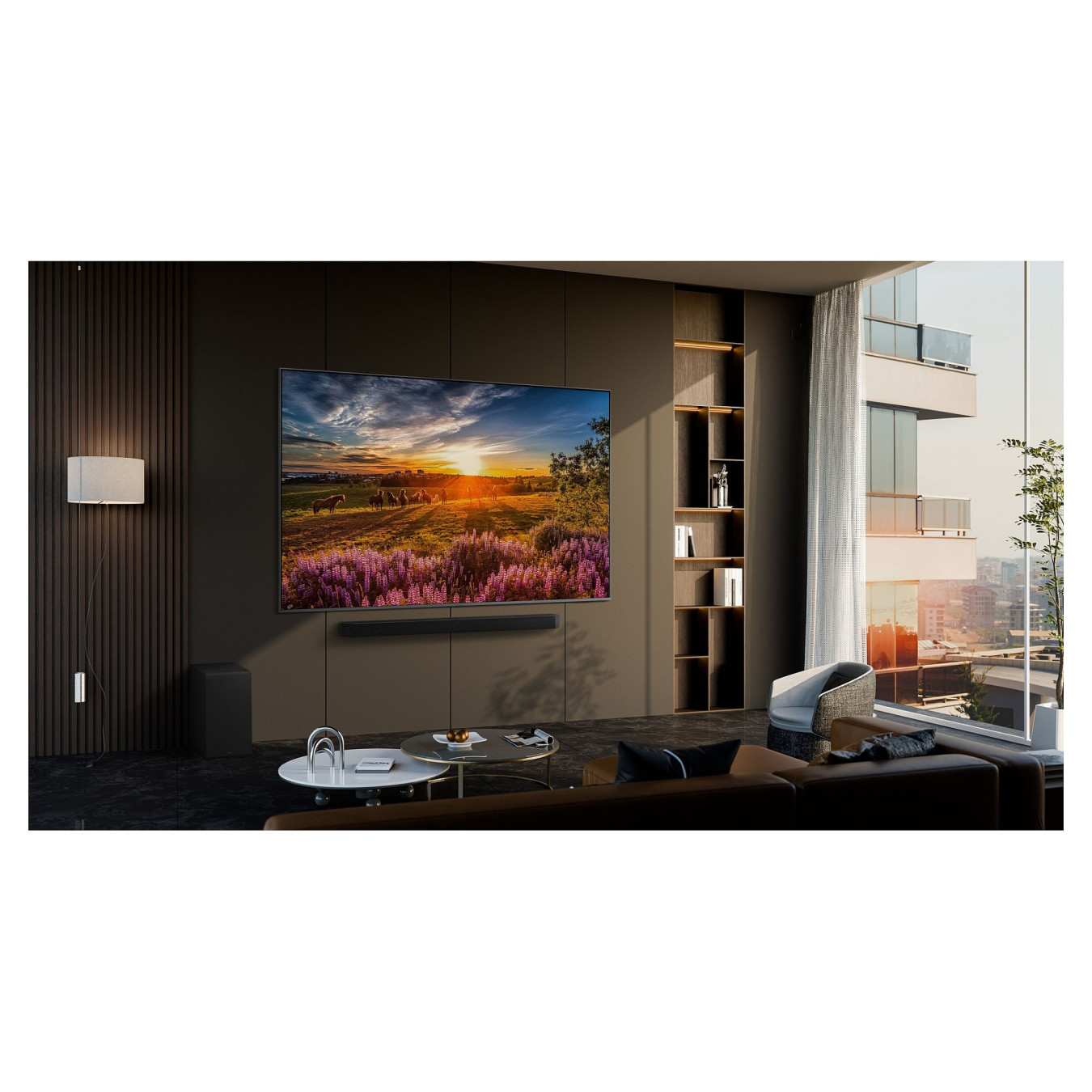 215.9cm 85' (3840x2160) Samsung GQ85Q80DATXZG 16:9 QLED 100Hz HDMI USB WLAN Bluetooth HDR10+ Speaker Titan Black