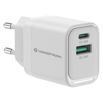 CONCEPTRONIC Ladegerät 2Port GaN USB-C -A 33WPD3.0 PPS ws — Buy in Cyprus with Fast Delivery